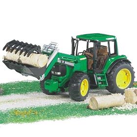Trattore Bruder JOHN DEERE 6920 con caricatore frontale