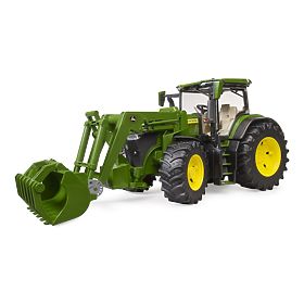 Trattore Bruder John Deere 7R 350 con caricatore frontale