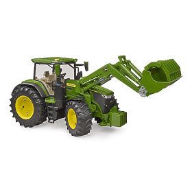 Trattore Bruder John Deere 7R 350 con caricatore frontale