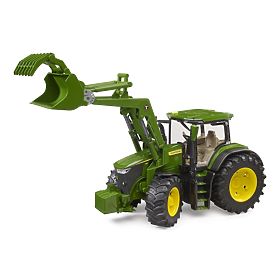 Trattore Bruder John Deere 7R 350 con caricatore frontale
