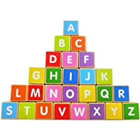 Treno di legno grandi blocchi educativi alfabeto ECOTOYS