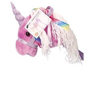 Unicorno su bastone Lila Hobby Horse