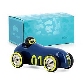Vilac Auto in Legno Old Sport Compet blu scuro, Vilac