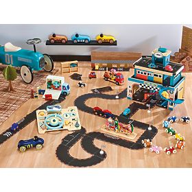 Vilac Auto in Legno Old Sport Compet blu scuro