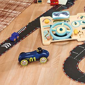 Vilac Auto in Legno Old Sport Compet blu scuro