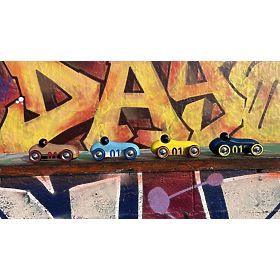 Vilac Auto in Legno Old Sport Compet blu scuro, Vilac