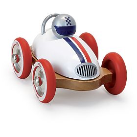 Vilac Auto in Legno Roadster Vintage Bianco, Vilac