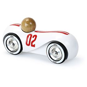 Vilac Auto in Legno Streamline Vintage Bianco, Vilac