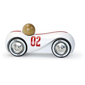 Vilac Auto in Legno Streamline Vintage Bianco, Vilac