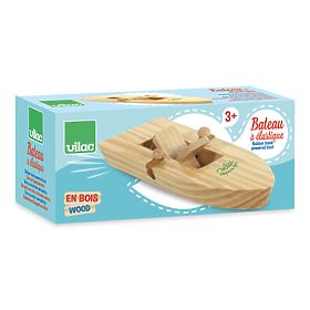 Vilac Barca in legno a propulsione elastica