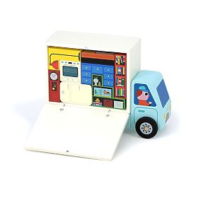 Vilac Gioco di logica in legno Caricalo correttamente! Traslocatori, Vilac