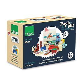 Vilac Gioco di logica in legno Caricalo correttamente! Traslocatori, Vilac