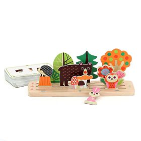 Vilac Gioco logico in legno Costruisci correttamente! Foresta