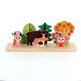 Vilac Gioco logico in legno Costruisci correttamente! Foresta