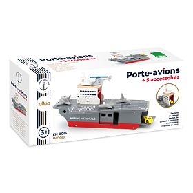 Vilac Portaerei in legno con accessori