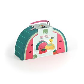 Vilac Set di 3 valigette Frutta Deliziosa Sarah Betz