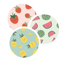 Vilac Set di 3 valigette Frutta Deliziosa Sarah Betz, Vilac