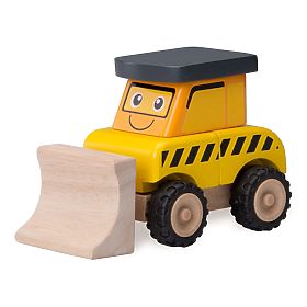 Wonderworld Mini Bulldozer in Legno, Wonderworld