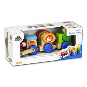 Wonderworld Trenino in Legno Safari